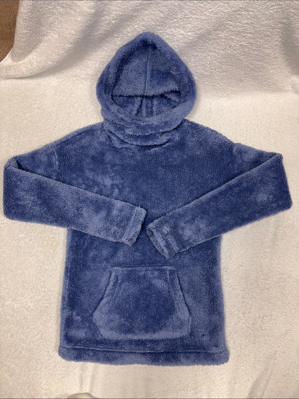 Dover saddlery fleece Cozy Plush Kids' Hoodie - Blue girls med